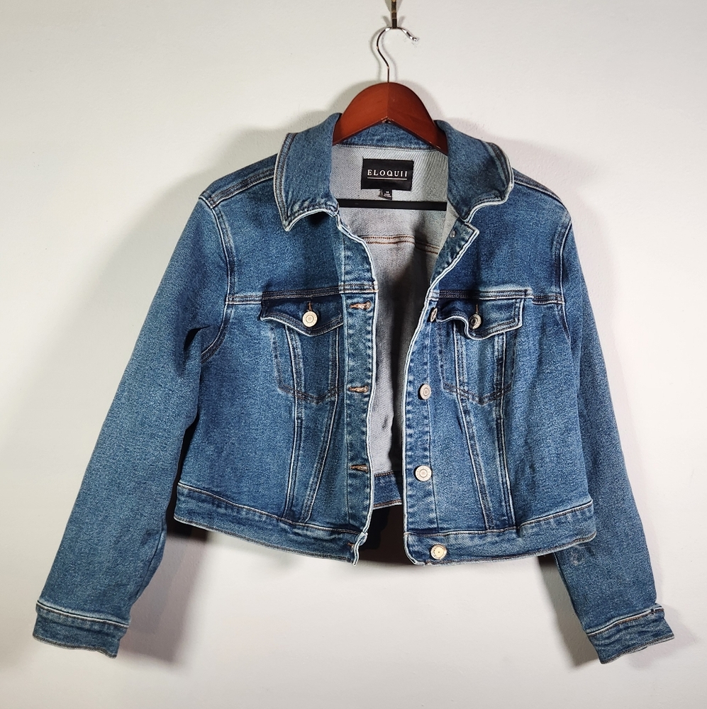 Eloquii denim jacket size 14